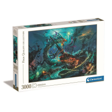  Fantázia világ Underwater Battle 3000 db-os puzzle Clementoni puzzle, kirakós