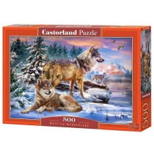 Farkasos csodaország 500 darabos kirakó, 47×33 cm puzzle, kirakós