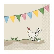 Farm Farm Party szalvéta 16 db-os 25x25 cm party kellék