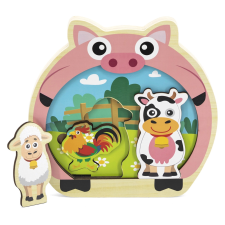 Farmer kihelyezős puzzledarab gyerekeknek puzzle, kirakós
