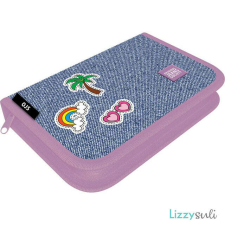  Farmer mintás tolltartó, klapnis, üres, 19x13x4cm, OJS Girl tolltartó