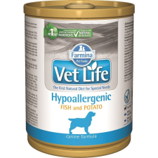 Farmina Pet Foods Vet Life Dog Hypoallergenic Fish & Potato Konzerv 300 g (VAT012353) kutyaeledel