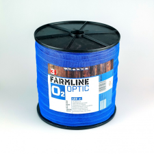 FarmLine Optic 2 jelzőszalag - 20 mm, 400 m, monofil, fémszál nélkül, kék haszonállat felszerelés