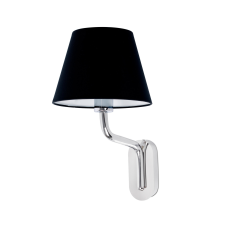 Faro Eterna króm-fekete fali lámpa (FAR-24005-12) E27 1 izzós IP20 világítás