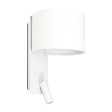 Faro Fold fehér olvasólámpás fali lámpa (FAR-64304) E27 2 izzós IP20 világítás