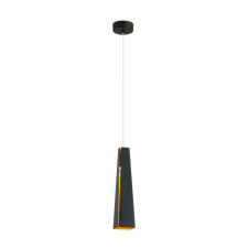 Faro Pluma fekete-arany LED függesztett lámpa (FAR-64172) LED 1 izzós IP20 világítás