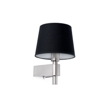 Faro Room nikkel-fekete fali lámpa (FAR-29975) E27 1 izzós IP20 világítás