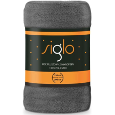 Faro Siglo Mikroplüss pléd, sötétszürke, 150×200 cm (5907750588473) lakástextília