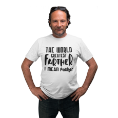  Farther I mean father - Férfi Póló