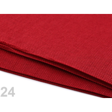 Fashion Juta imitáció dekorációkhoz, 1m x 1,5m, 380435, piros méteráru