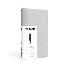  Fashionary Mini Felt Grey Mens Sketchbook A6 (Set of 3) idegen nyelvű könyv