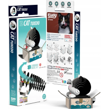 Fat Brain Toys EUGY 3D puzzle játék 35 darabos Tuxedo macska (617864) puzzle, kirakós