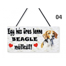  Fatábla 04 Beagle 22x11cm - Falikép grafika, keretezett kép