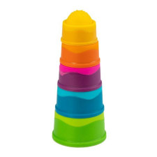 Fatbrain Fat Brain Toys: Puha toronyépítő bébijáték barkácsolás, építés