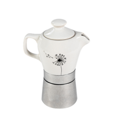 Fatima Édeskettes kotyogós 2 személyes kávéfőző porcelán felsőrésszel kávéfőző