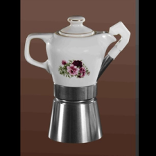 Fatima VIRÁG kávéfőző 2-4 személyes virág mintával kávéfőző