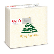 Fato Airlaid karácsonyi szalvéta 40x40cm Christmas Tree Green 50 lapos papírárú, csomagoló és tárolóeszköz