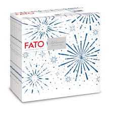 Fato Airlaid karácsonyi szalvéta 40x40cm Incanto Blue 50 lapos lakástextília