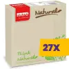 Fato EcoNatural környezetbarát szalvéta -33x33cm, 1/4 hajtott, 2 rétegű 50 lapos (Karton - 27 csomag)