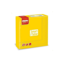 Fato Szalvéta 33x33cm sárga 2 rétegű 50 lap/csomag papírárú, csomagoló és tárolóeszköz