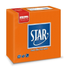 Fato Sztár szalvéta, 2 rétegű, 38x38cm, narancs, 40 szál/csomag, 30 csomag/karton