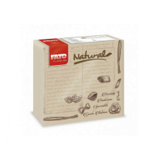 Fato Sztár szalvéta 2 rétegű 38x38cm NATURAL pasta 40 lap/csomag papírárú, csomagoló és tárolóeszköz