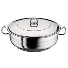  Fazék rozsdamentes acél fedéllel, 17,5 liter, Arian, rozsdamentes acél, 40 cm edény