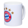 FC Bayern München Bögre 5 csillagos logóval, FC Bayern München, 0,3 l, fehér