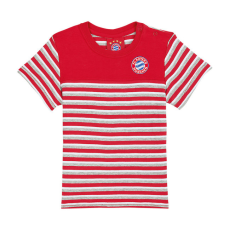 FC Bayern München gyermek bébi póló FC Bayern München Striped, piros / fehér / szürke Méret: 62/68