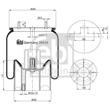 FEBI BILSTEIN Csapágyazás, kormány FEBI BILSTEIN 39355 kormányvezérlő és kiegészítői