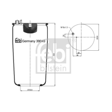 FEBI BILSTEIN Hűtőcső FEBI BILSTEIN 38965 vízhűtő