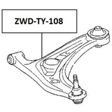 FEBI BILSTEIN lengőkar kerékfelfüggesztés első tengely jobb,acéllemez,csapággyal autóalkatrész