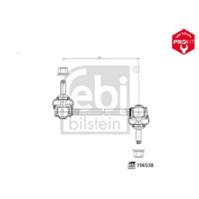 FEBI BILSTEIN Rúd/kar, stabilizátor 196538 autóalkatrész