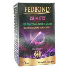 Fedbond iSlim DTX májműködés és zsíranyagcsere kapszula 120db vitamin és táplálékkiegészítő