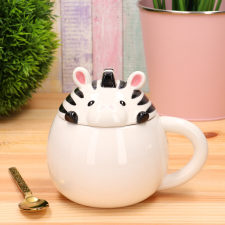  Fedeles kerámia bögre - kukucskáló zebra bögrék, csészék