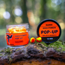 Feedermánia FEEDERMANIA HIGH POWER POP-UP BOILIES & BARRELS 10 MM MANGO bojli, aroma
