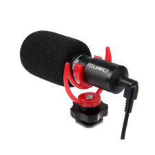  Feelworld FM8 Mini univerzális mikrofon fényképezőgéphez és okostelefonhoz kameramikrofon