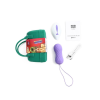 FeelzToys Jivy - akkus, rádiós, vízálló, lökő vibrációs tojás (lila)