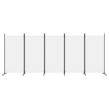  Fehér 5 paneles paraván 433x180 cm szövet bútor