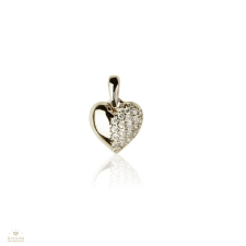  Fehér arany szív medál - F96-9238-PE medál