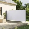  Fehér behúzható oldalsó napellenző 160 x 600 cm