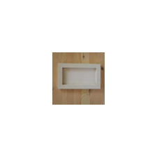 Fehér fakeret közepes, mérete: 250x150x13 mm dekorációs kellék
