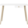 Fehér gyerek íróasztal GRAZIA 075 1 fiókkal