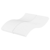  fehér H2/H3 keménységű habmatrac 140 x 210 cm