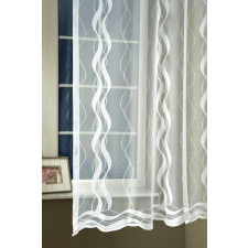  Fehér hullámos mintás jaquard 3988 kész függöny 235x350cm lakástextília
