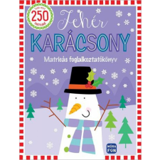 - Fehér karácsony matricás foglalkoztató egyéb könyv
