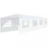  fehér kerti pavilon 3 x 12 m