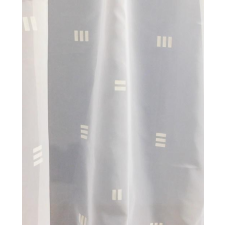 Fehér kész függöny fehér kis mintával 160x135cm lakástextília