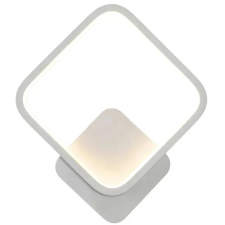 Fehér LED fali lámpa 12W 20x23cm világítás