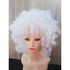  FEHÉR mikrofon frizura télapó afró buli paróka paróka